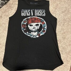 Guns N Roses Women’s Large Black Tank Top